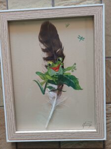 grenouille humoristique